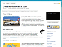 Tablet Screenshot of destinationmalta.com